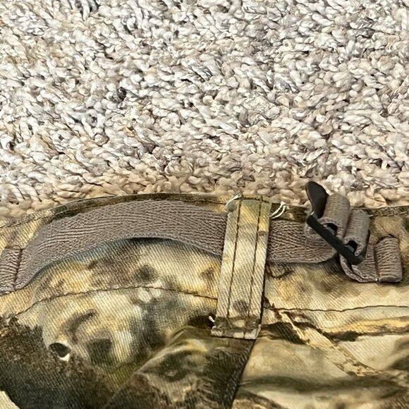 Cabelas Camo Cargo Pants Canvas ZONZ Woodlands Hunting Outdoor Mens Size 44 x 32 - Picture 10 of 13